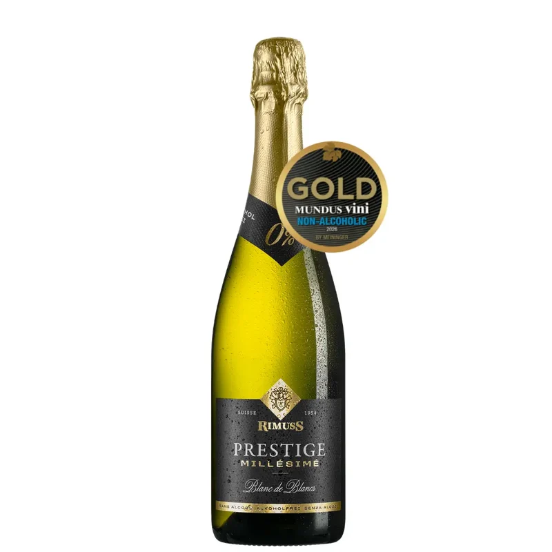 Rimuss – Prestige Millésimé Blanc de Blancs – alkoholfreier Jahrgangs-Schaumwein
