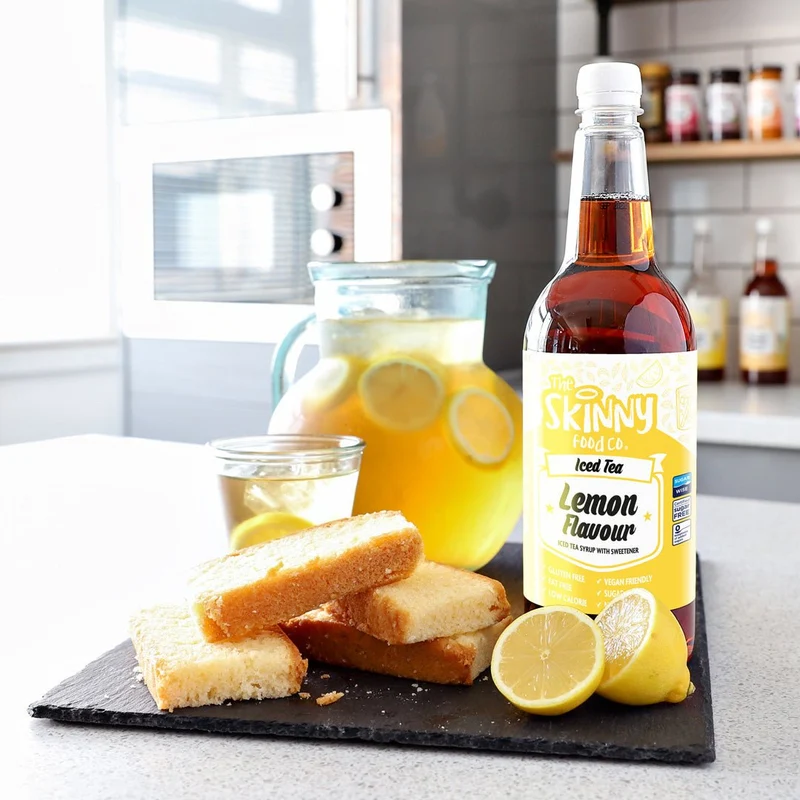 (Kurzfristiges Datum: 26. August) Zitronen-Tee-Sirup ohne Zuckerzusatz – 1 Liter