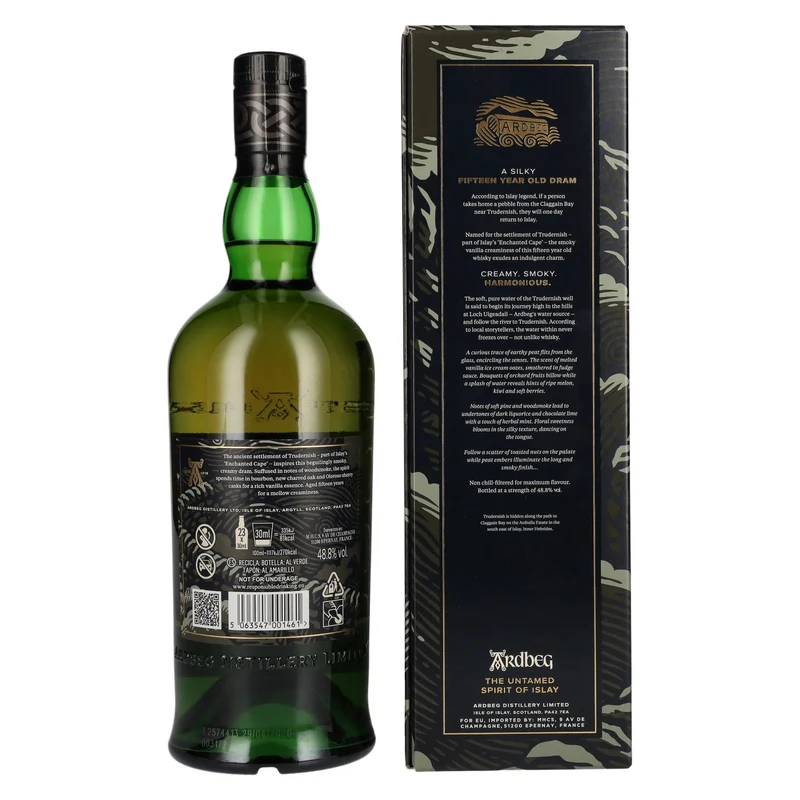 Ardbeg 15 Years Old The Ultimate Trudernish Islay Single Malt 48,8% Vol. 0,7l in Geschenkbox