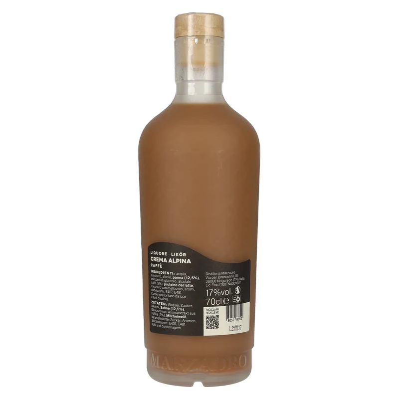 Marzadro Crema Alpina Caffè Liquore 17% Vol. 0,7l