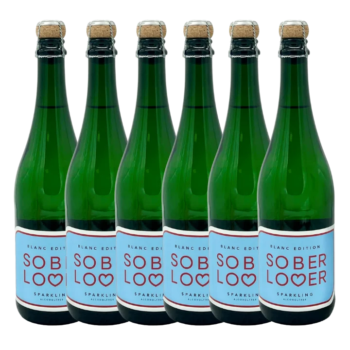 SOBER LOVER Sparkling Blanc (alcohol-free) 6 x 750ml Bottles