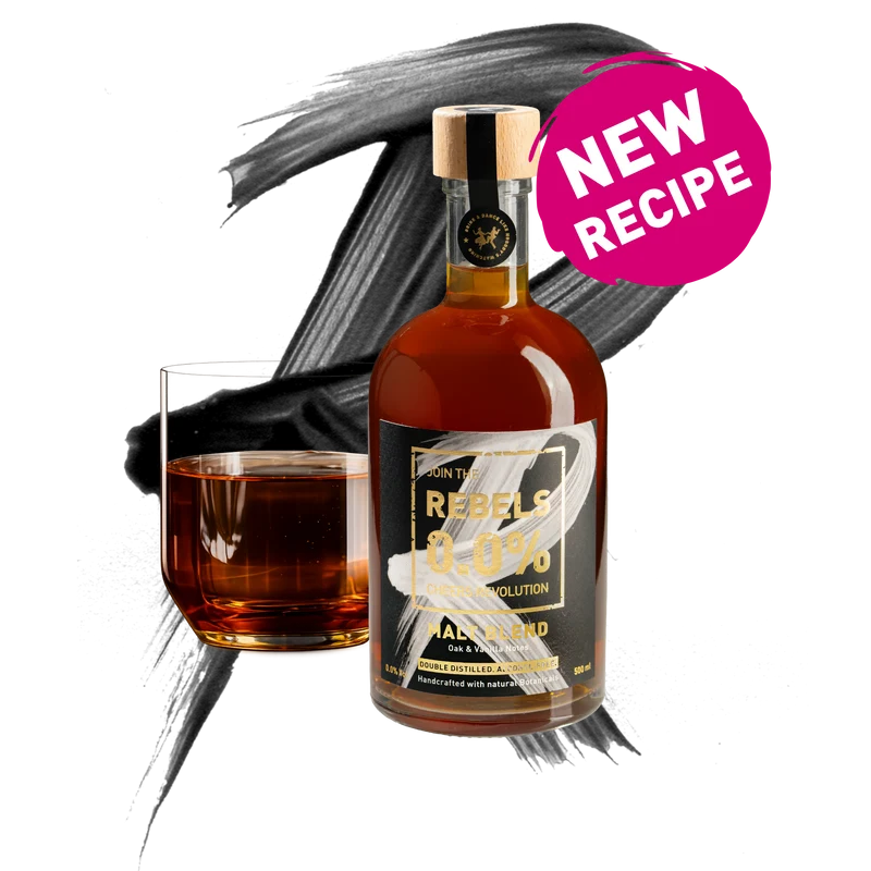 REBELS 0.0% MALT BLEND (alcohol-free dark spirit)
