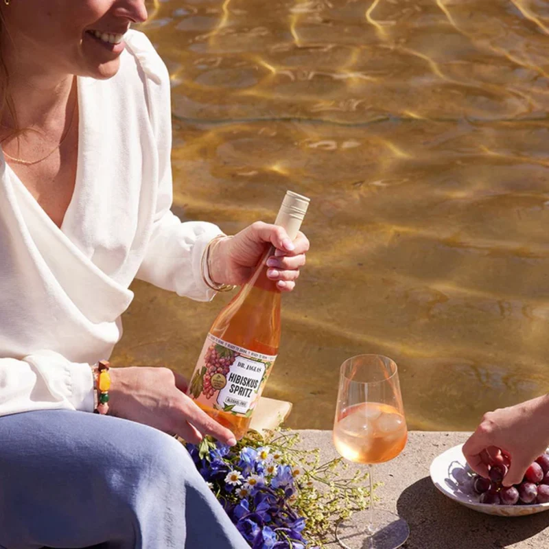 Dr. Jaglas – Hibiskus Spritz – alkoholfreier Aperitif