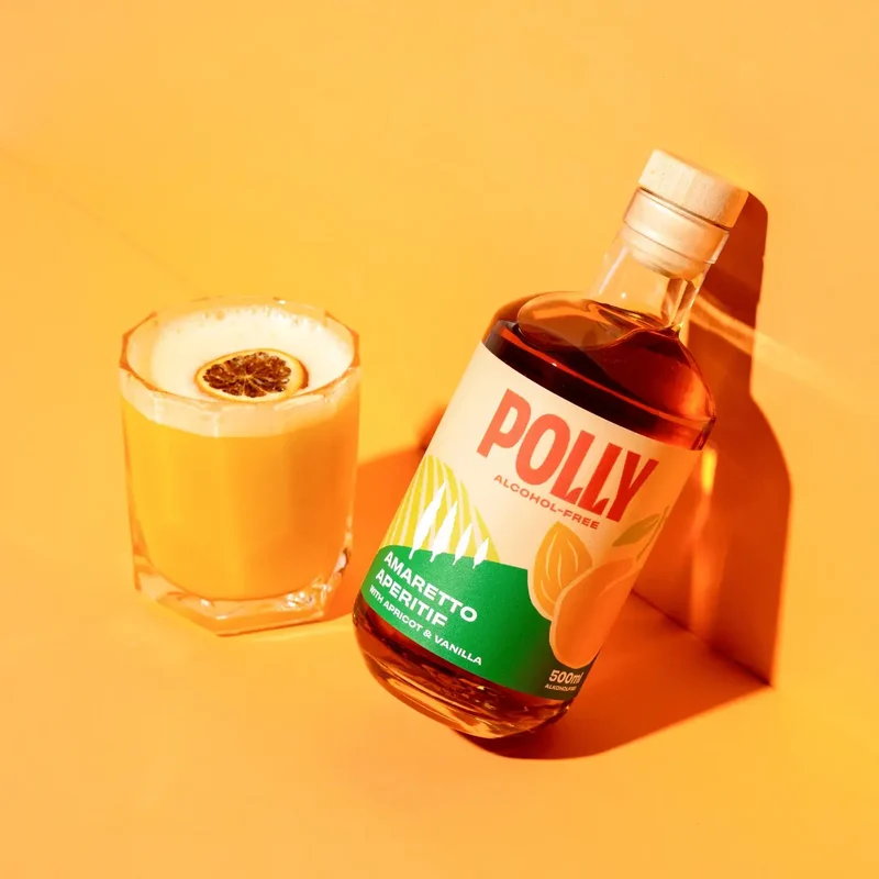 Polly - Amaretto Aperitif - Alkoholfreie Alternative zu Amaretto