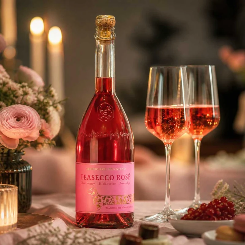 Jörg Geiger - Teasecco Rosé - Prisecco alkoholfrei