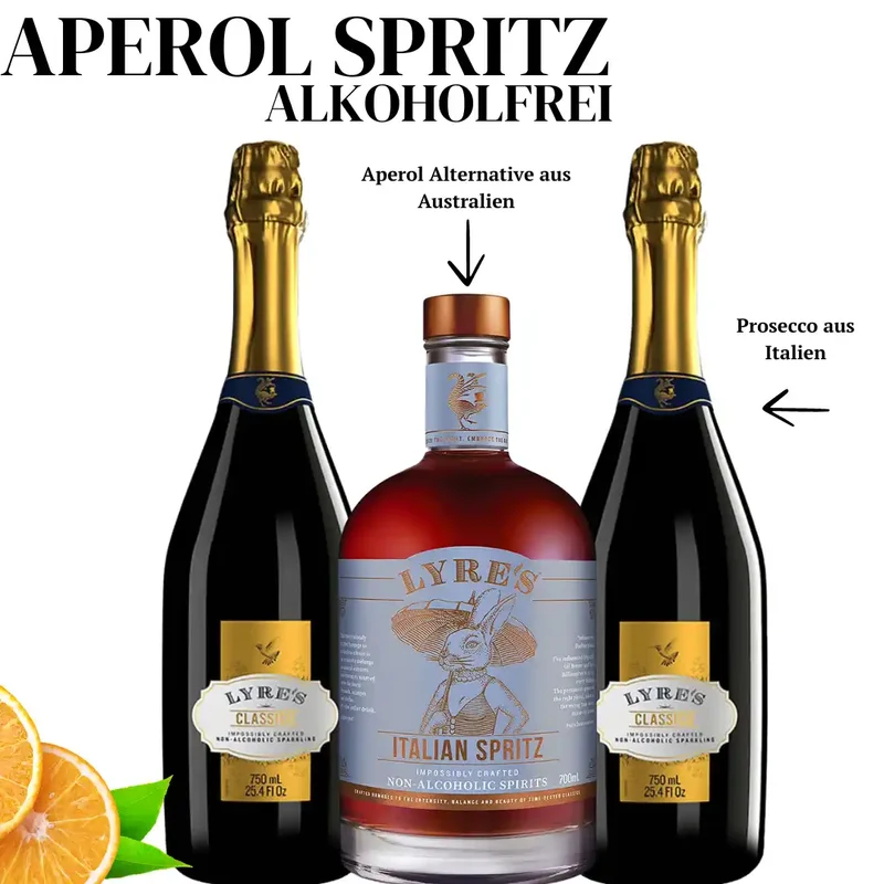 Alkoholfreier Bitter Spritz Bundle - Lyres Italian Spritz & Sekt Alternative