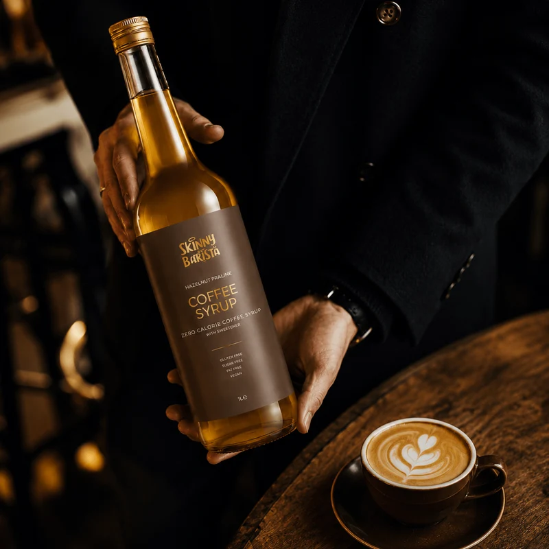 Premium Skinny Barista Haselnuss-Kaffeesirup - 1 Liter