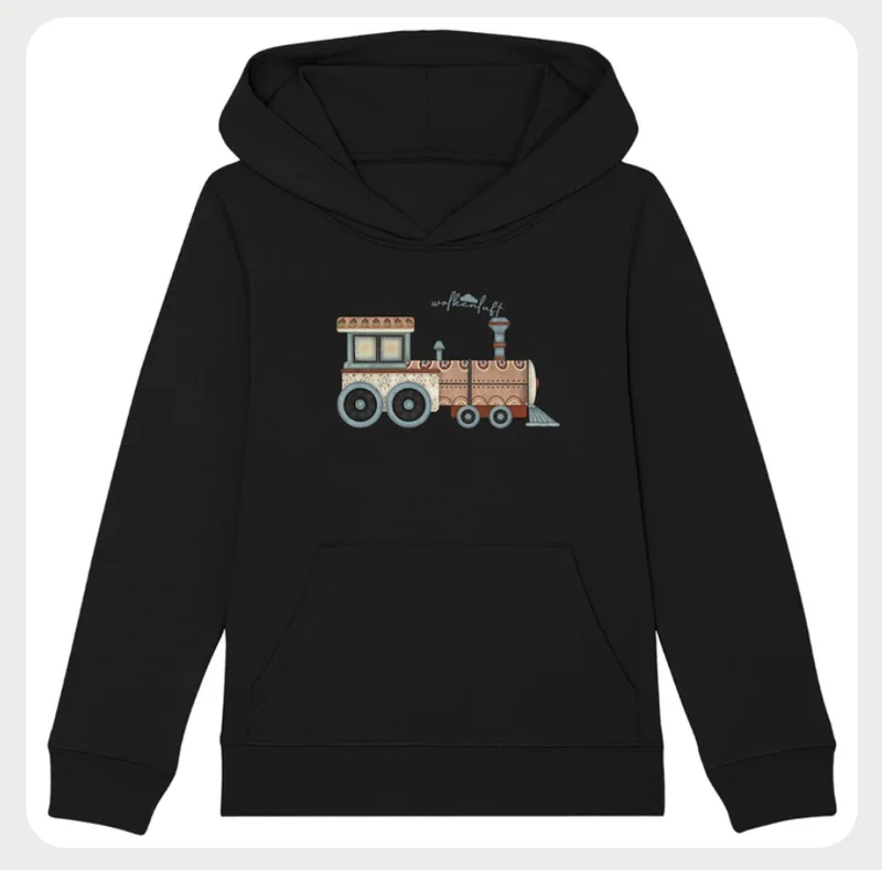 Kinder Hoodie „Lokomotive“