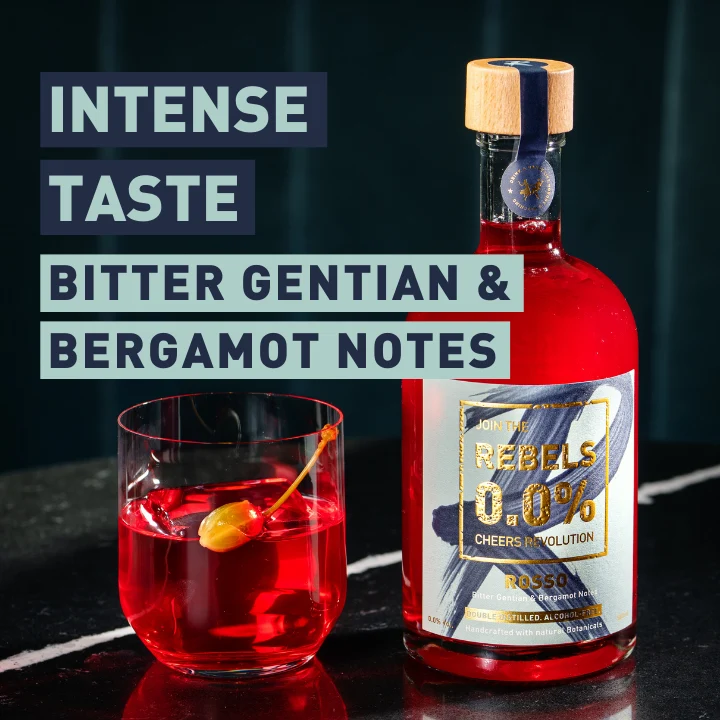 REBELS 0.0% ROSSO (alcohol-free Bitter Aperitif)