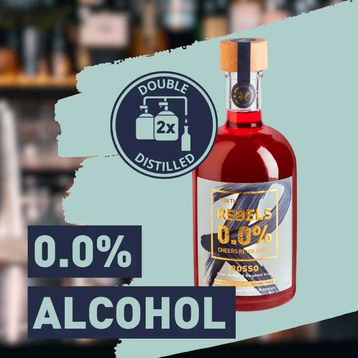 REBELS 0.0% ROSSO (alcohol-free Bitter Aperitif)