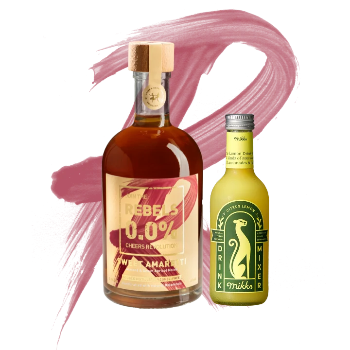 REBELS 0.0% AMARETTO SOUR - Perfect Cocktail Set (alcohol-free)