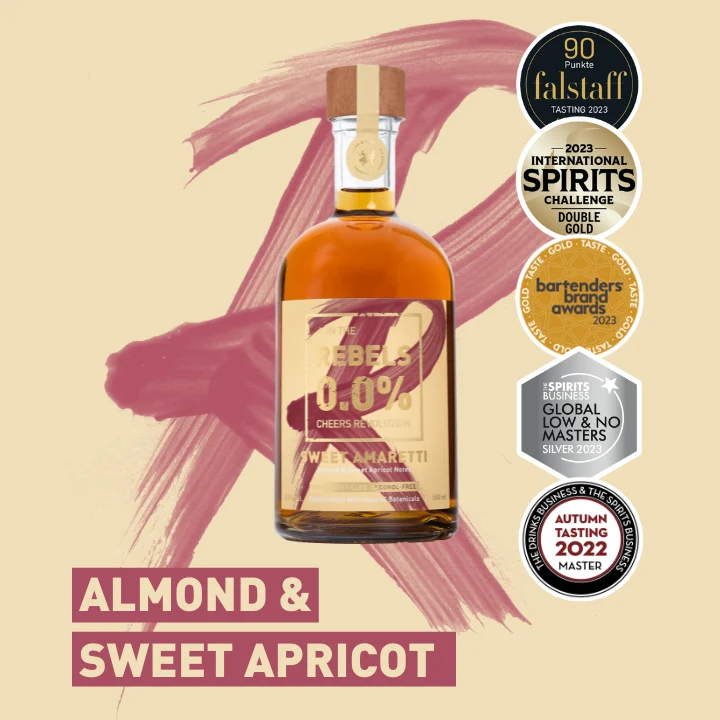 REBELS 0.0% AMARETTO SOUR - Perfect Cocktail Set (alcohol-free)