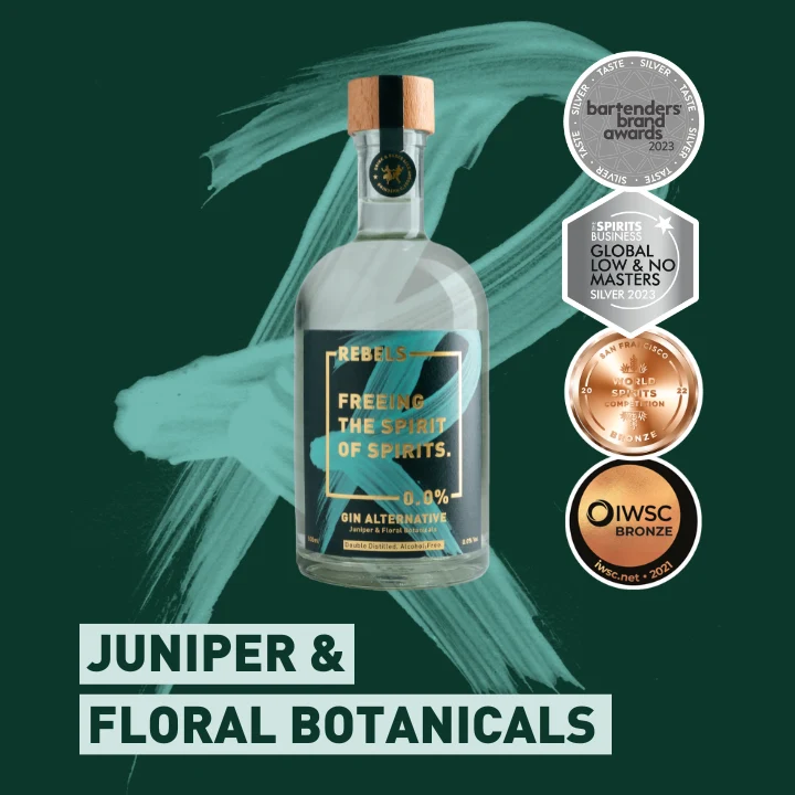REBELS 0.0% GIN BASIL SMASH - Perfect Cocktail Set (alcohol-free)