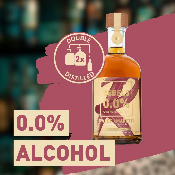 REBELS 0.0% SWEET AMARETTI (alcohol-free Amaretto)