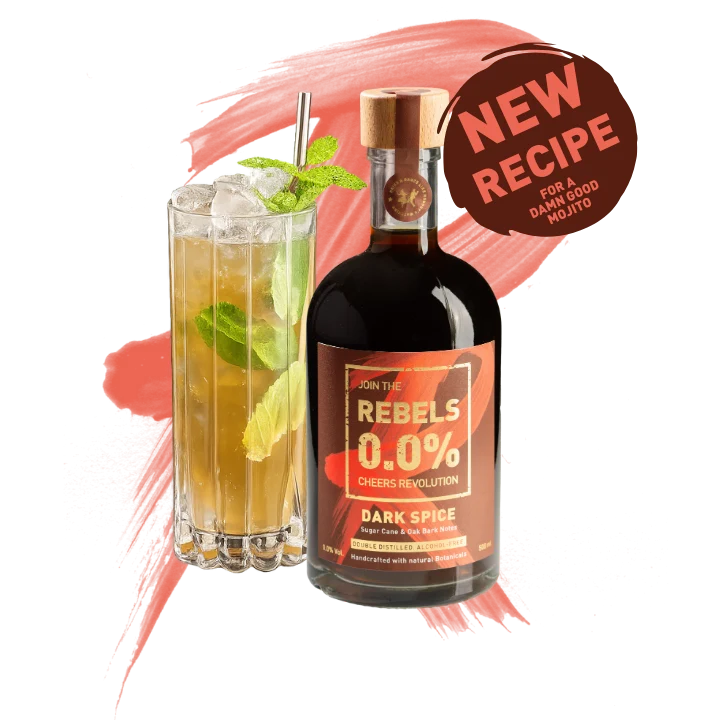 REBELS 0.0% DARK SPICE (alcohol-free dark spirit)