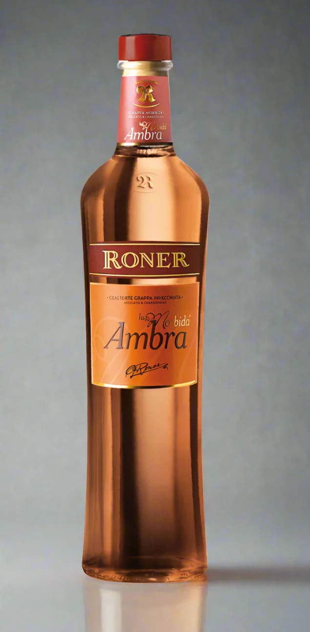 Roner Grappa Ambra La Morbida aus Südtirol 0.7L
