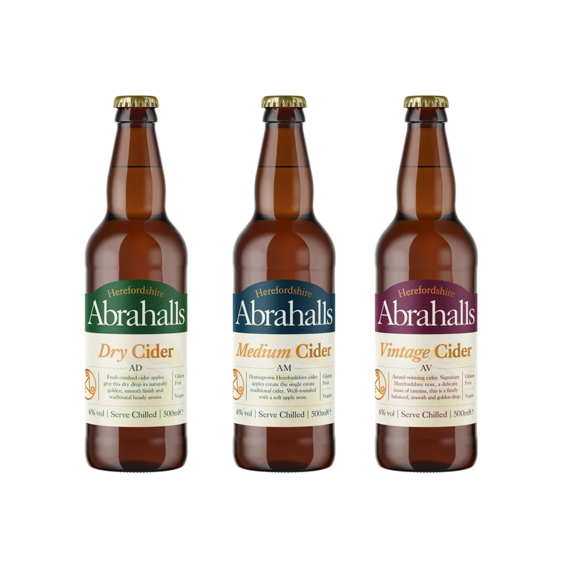 Abrahalls Mixed Cider Case 12 x 500ml Bottles