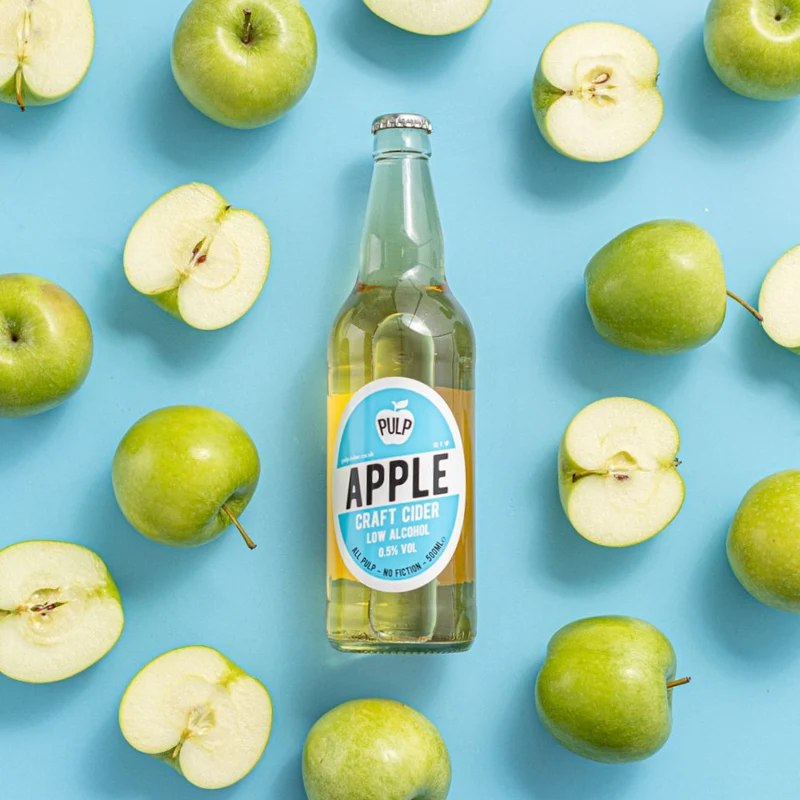 PULP Apple 0.5% Low Alcohol Cider 500ml Bottles