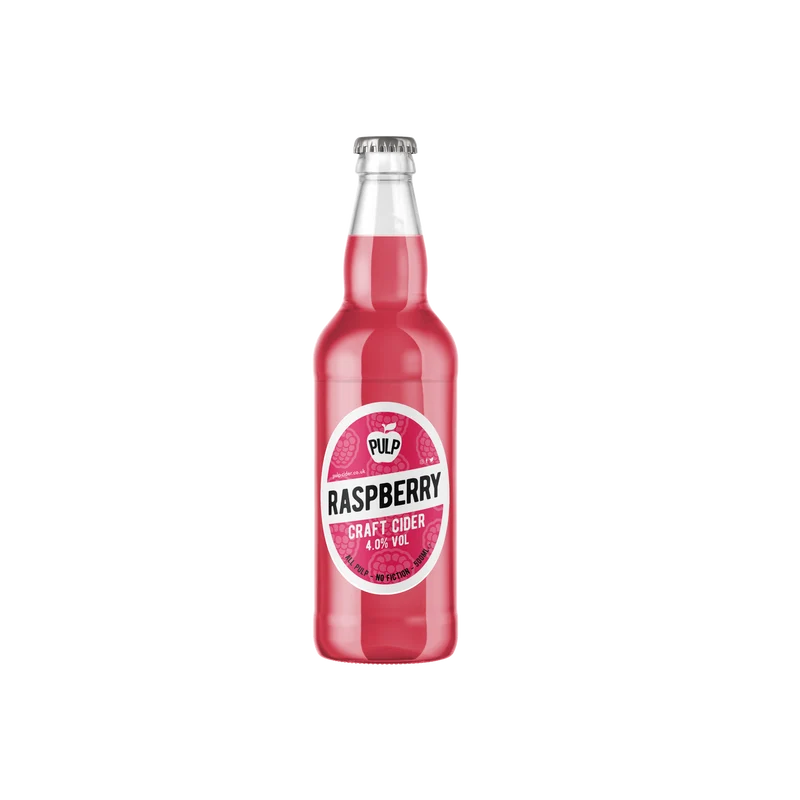 PULP Raspberry 4% 500ml Bottles