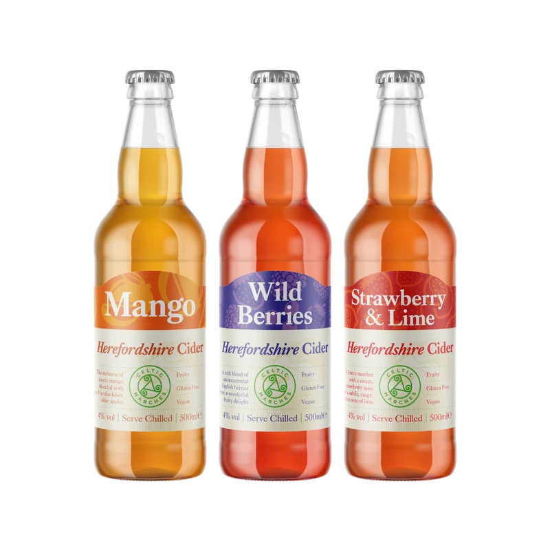 Mixed Cider Box 12 x 500ml bottles (6 x Apple, 6 x Fruit)
