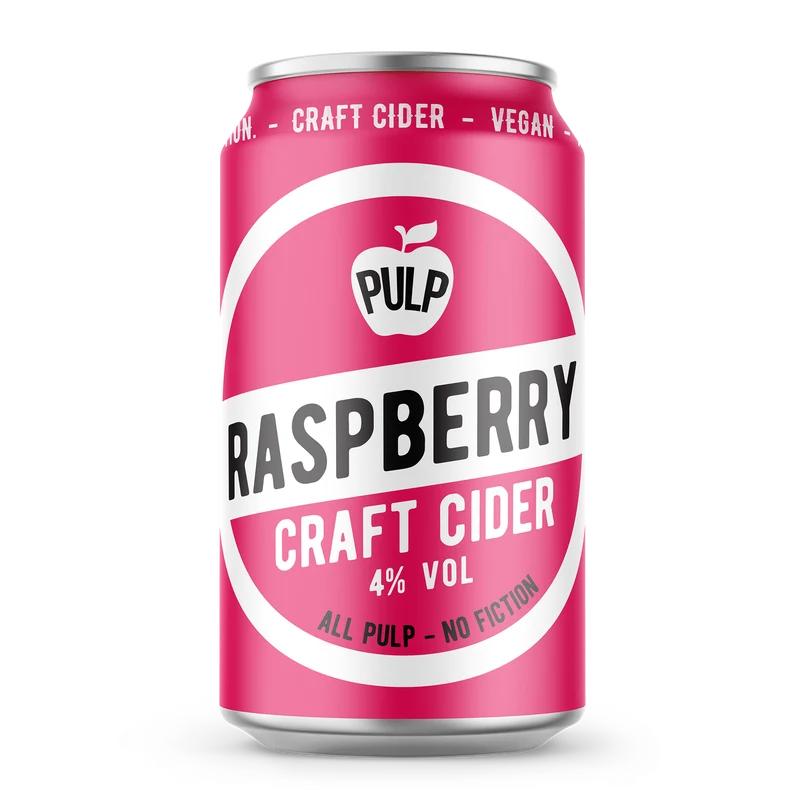 PULP Raspberry 4% 330ml Cans