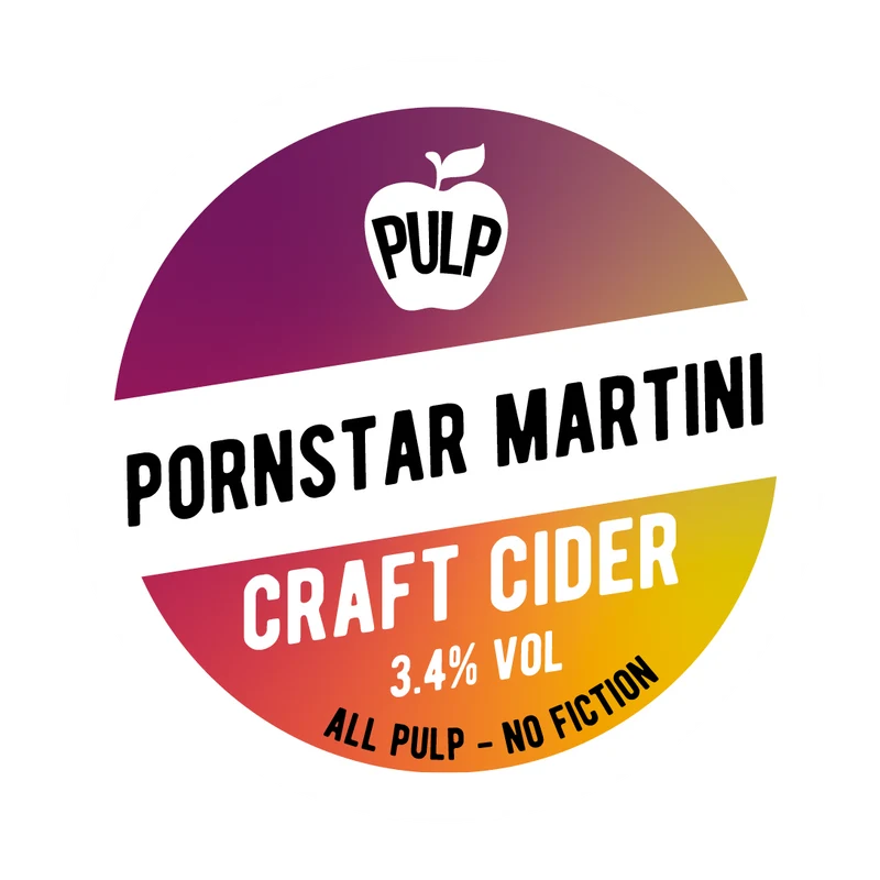 PULP Pornstar Martini Cider 3.4% 20L BIB (35 Pints)