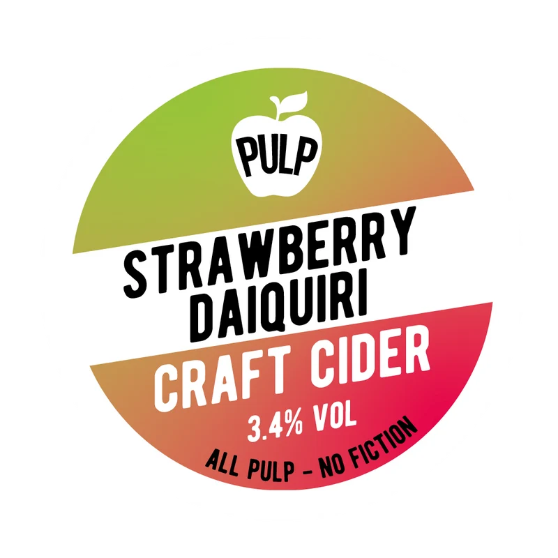 PULP Strawberry Daiquiri Cider 3.4% 20L BIB (35 Pints)