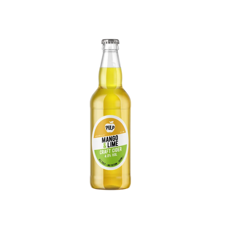 PULP Mango & Lime 4% 500ml Bottles