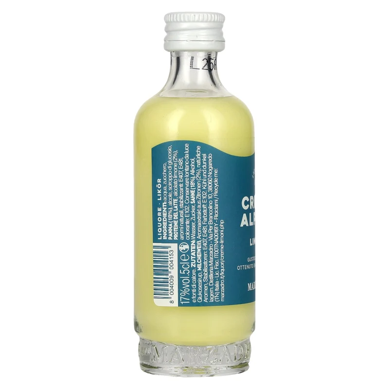 Marzadro Crema Alpina Limone Liquore 17% Vol. 0,05l