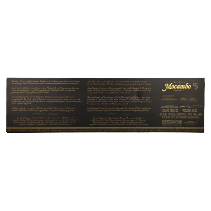 Mocambo Ron Añejo 10 Years Solera Limitada Edición Anniversario Buccaneer Pistol 40% Vol. 0,2l in Geschenkbox mit 2 Shotgläsern