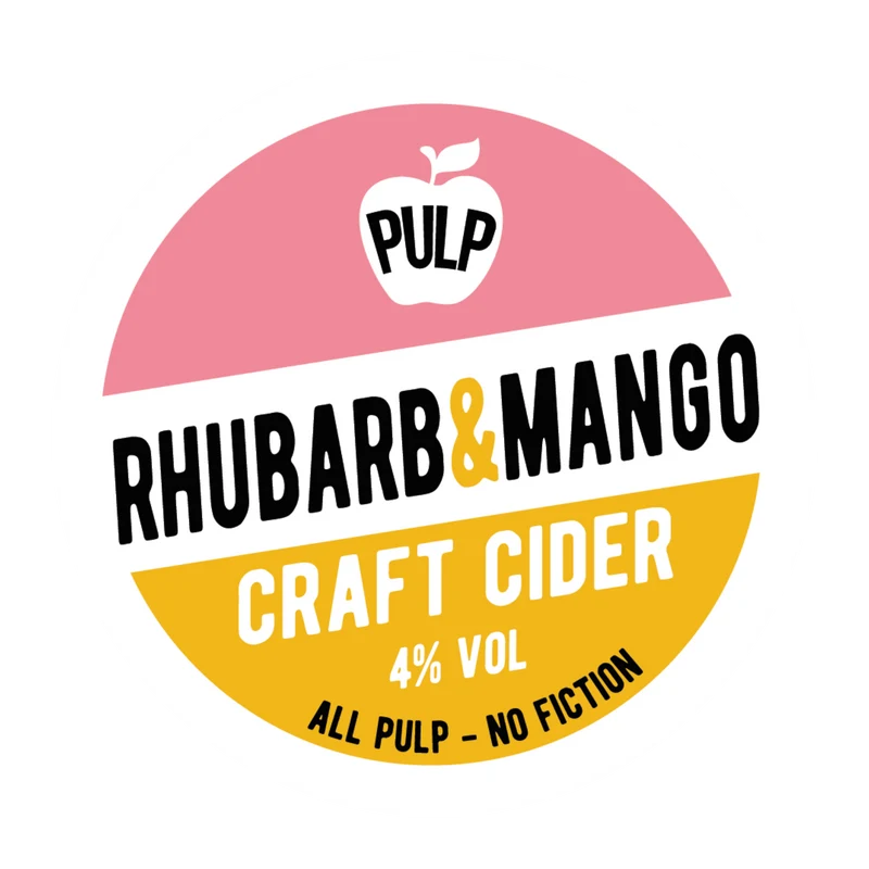 PULP Rhubarb & Mango 4% 20L BIB (35 Pints)