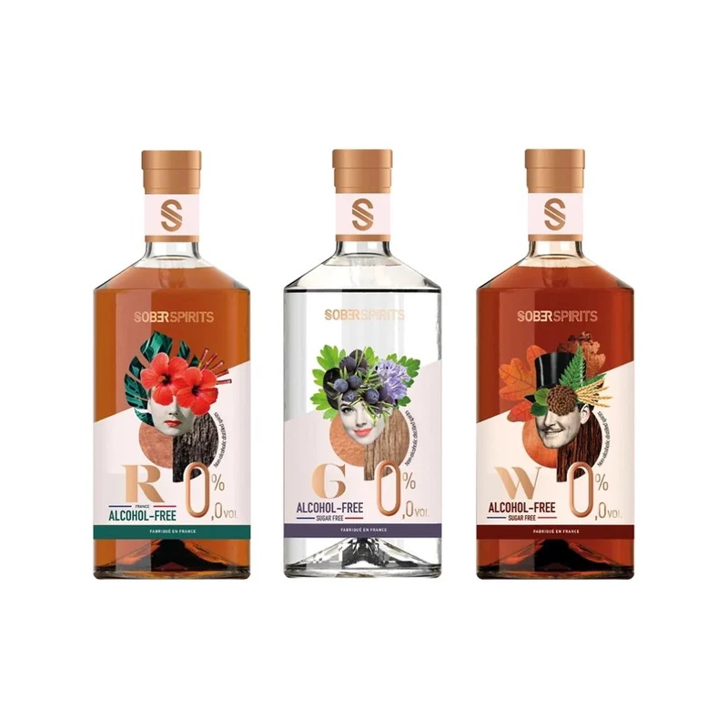 Sober Spirits - 3er Paket Sans Alcool | Malz-, Agaven- & Wacholder-Kreationen alkoholfrei