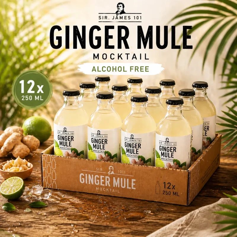 Sir. James 101 - Ingwer Mule alkoholfrei - alkoholfreier Cocktail