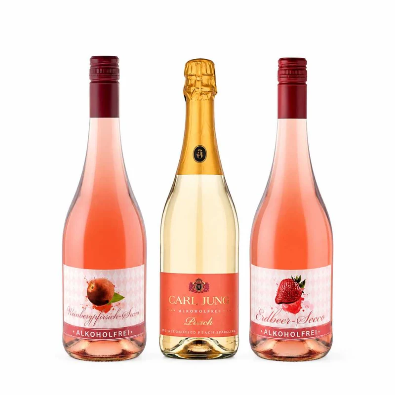 Alkoholfreie Mousseux - 3er Mischpaket "Fruchtiger Frühling" - Sekt alkoholfrei