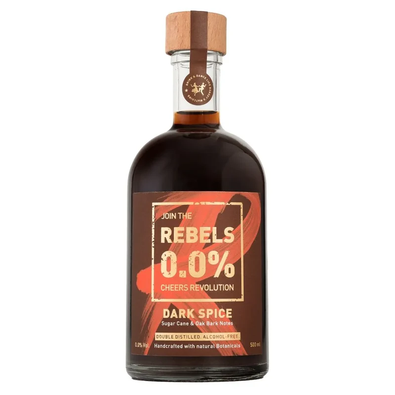 Rebels 0,0% - Dark Spice - alkoholfreie Zuckerrohr Kreation