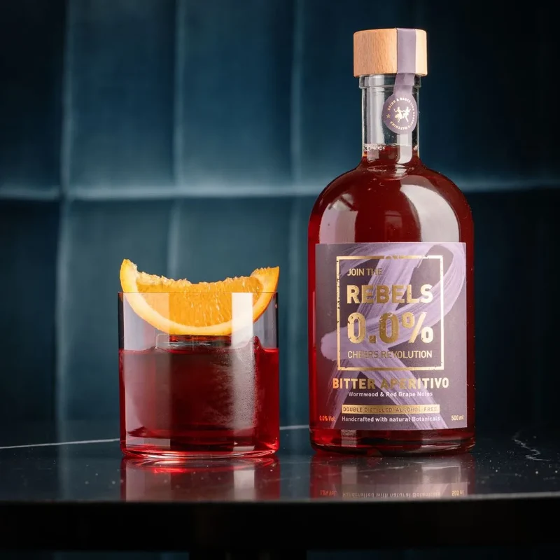Rebels 0,0% - Bitter Aperitivo - alkoholfreier Kräuter Aperitif