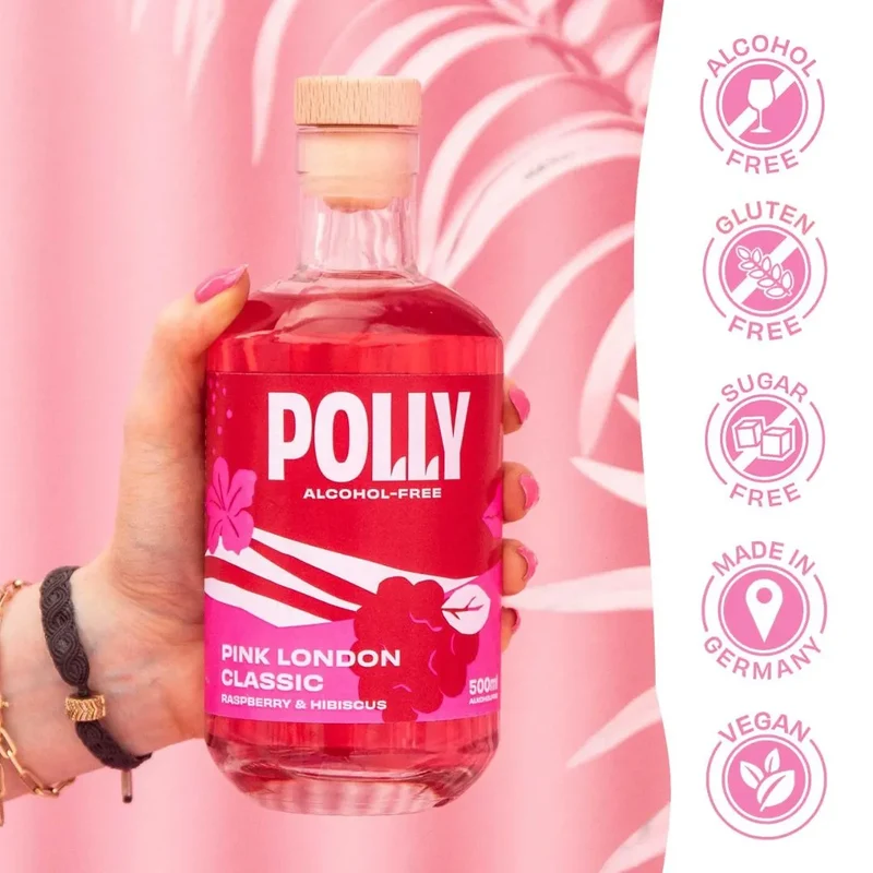 Polly - Pink London Classic - Wacholder Kreation alkoholfrei