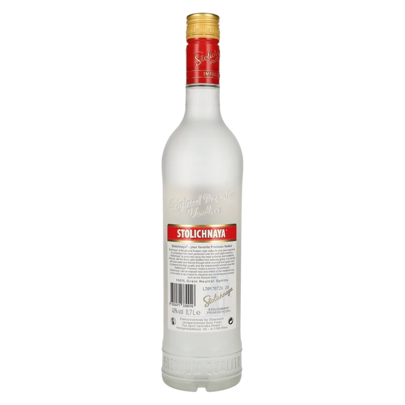 Stolichnaya Premium Vodka FKP AUSTRIAN LIMITED EDITON 40% Vol. 0,7l