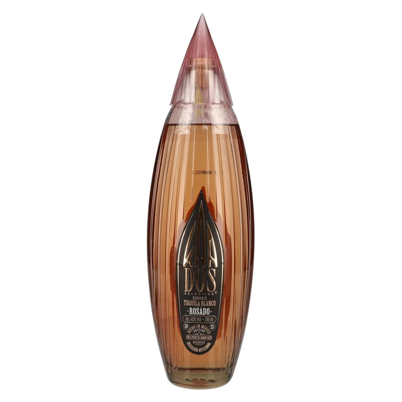 Kaa Dos Selection Organic Tequila BLANCO ROSADO 100% Puro de Agave Azul 40% Vol. 0,7l