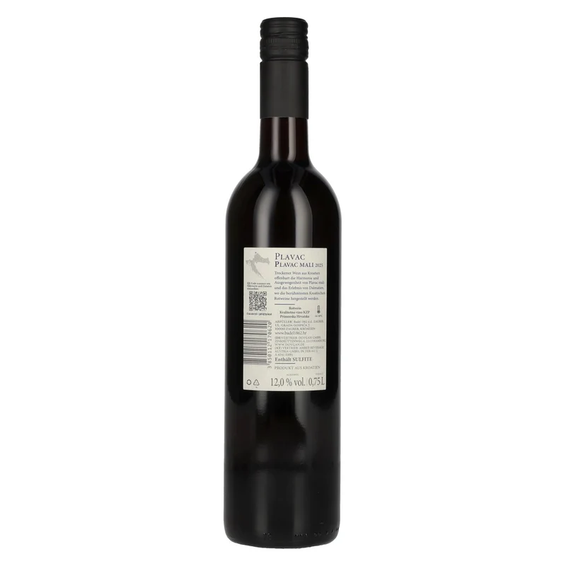 Badel Plavac Mali 2025 12% Vol. 0,75l
