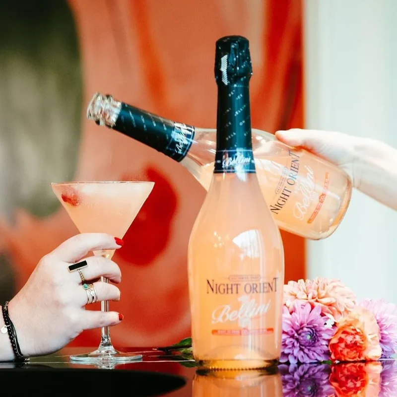 Night Orient - Sparkling Bellini alkoholfrei - alkoholfreier Cocktail