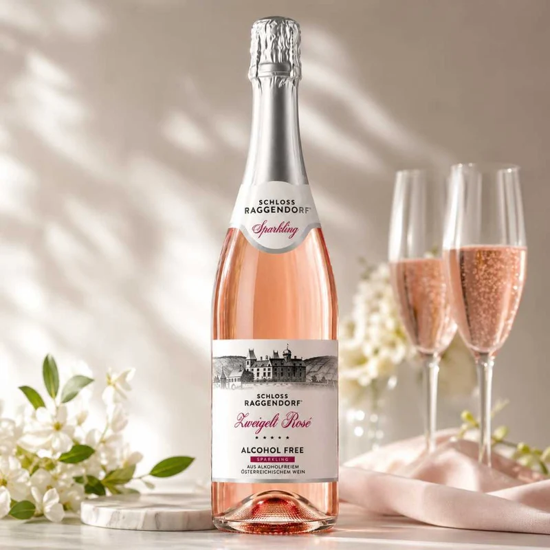 Schloss Raggendorf - Zweigelt Rosé - Alkoholfreie Alternative zu Sekt