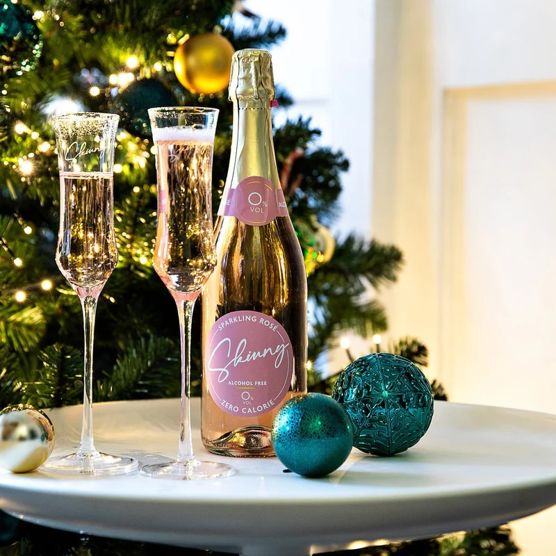Skinny Sparkling Rose Prosecco, alkoholfrei – 75 cl (kalorienfrei)