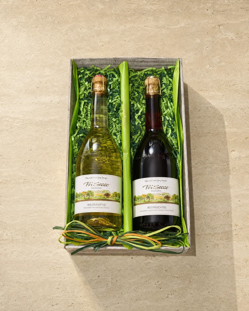 PriSecco-Präsent — Weißduftig & Rotfruchtig der Manufaktur Jörg Geiger
