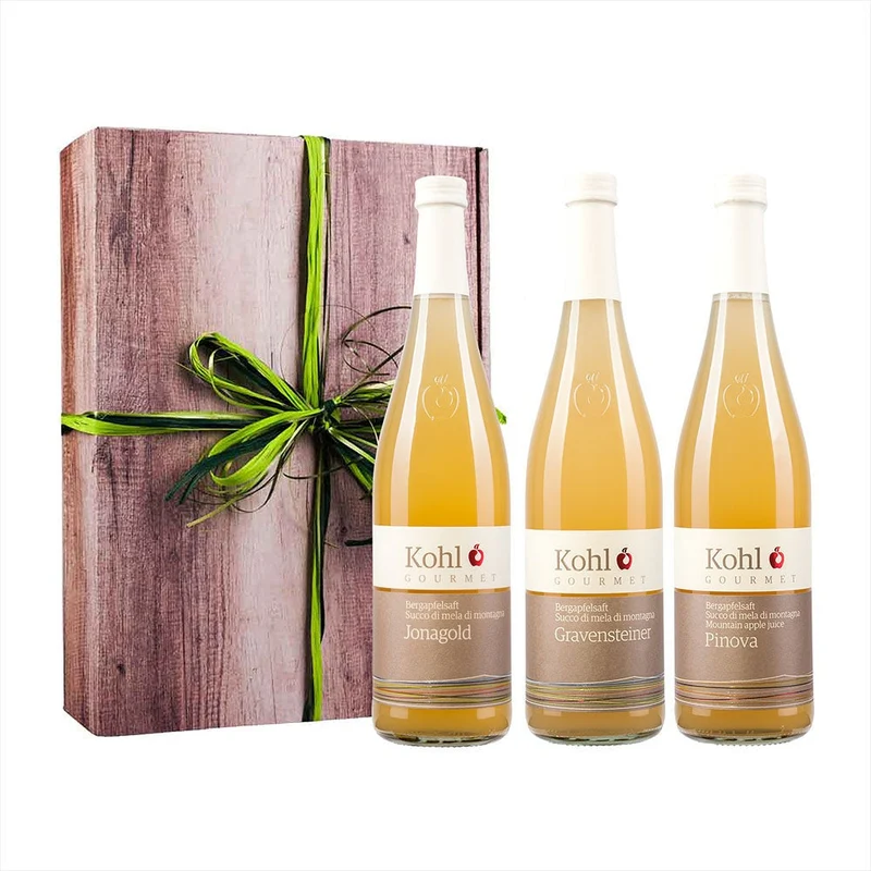 Bergapfelsaft 3er Geschenk