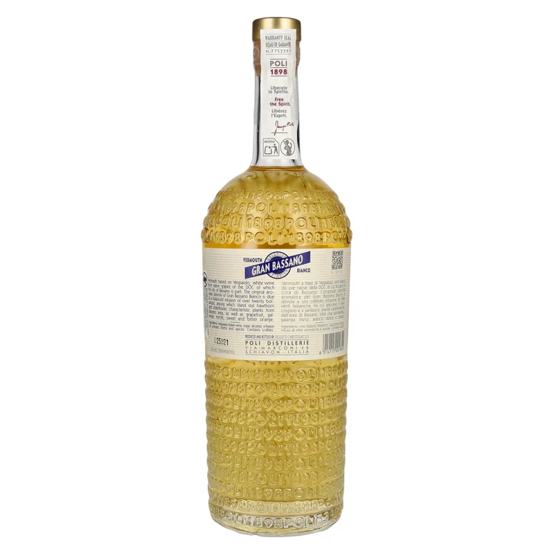 Poli Gran Bassano Bianco Vermouth 18% Vol. 0,75l