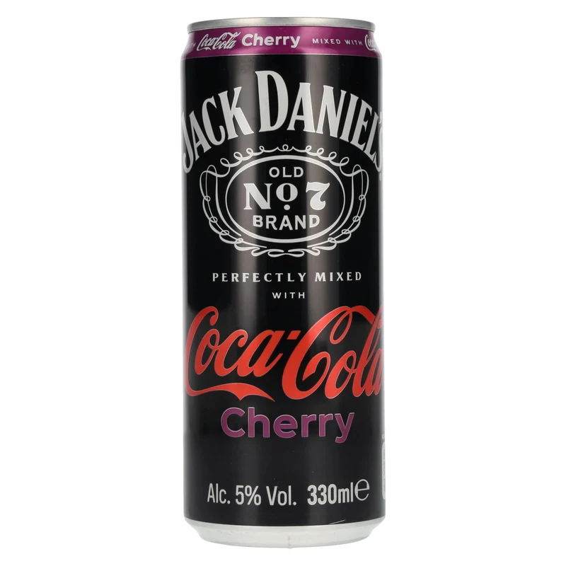Jack Daniel's No. 7 Whiskey & Coca Cola CHERRY 5% Vol. 0,33l Dose Pfand