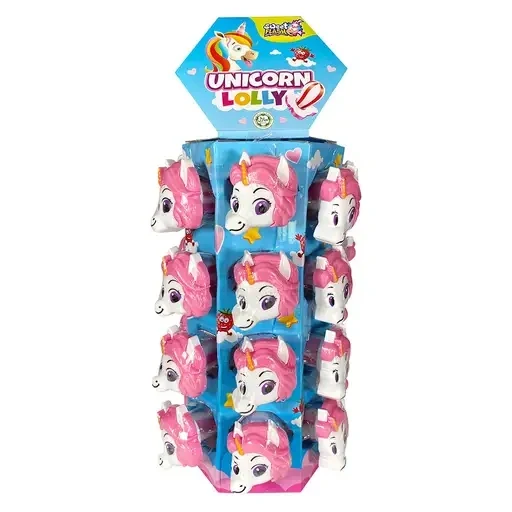 Sweet Flash Unicorn Lolly 24 Stück im Display