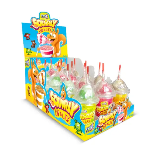Sweet Flash Squirly Dip&Lick 15 Stück im Karton
