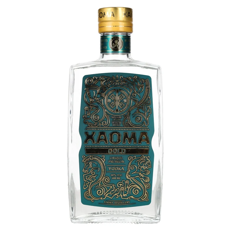 XAOMA Gold Premium Vodka 40% Vol. 0,5l